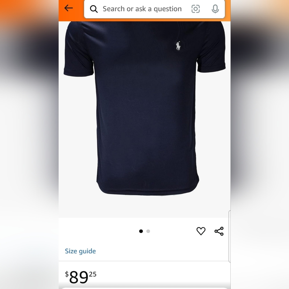 Brand New Polo Ralph Lauren Men's Performance T-Shirt Retails $89+ - Picture 5 of 5